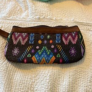 Nena & Co. Multicolor Geometric Clutch